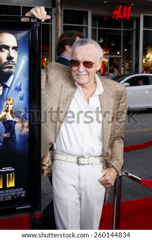 Stan Lee at Los Angeles premiere of \