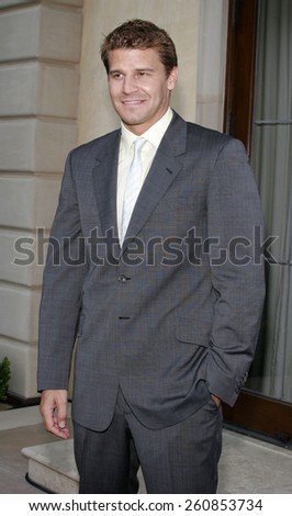 06/10/2006 - Bel Air - David Boreanaz attend the Chrysalis\' 5th Annual Butterfly Ball  held at Italian Villa Carla and Fred Sands in Bel Air, California, United States.