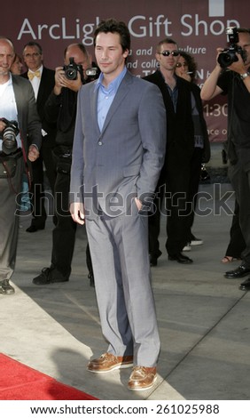 June 13, 2006. Keanu Reeves at the Los Angeles Premiere of \