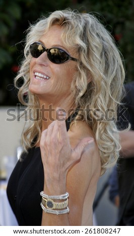 October 5, 2005. Farrah Fawcett. Friends of the late Rodney Dangerfield gather together to commemorate the one-year anniversary of his passing at the home of Joan Dangerfield in Hollywood.