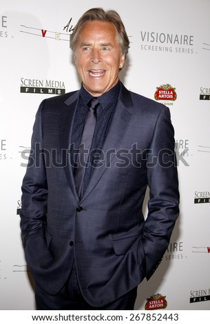 Don Johnson at the Los Angeles premiere of \