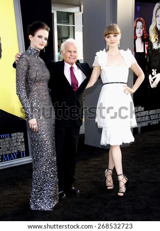 Eva Green and Bella Heathcote at the Los Angeles premiere of \'Dark Shadows\' held at the Grauman\'s Chinese Theatre in Hollywood on May 7, 2012.