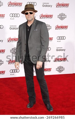 Michael Rooker at the World premiere of Marvel's 'Avengers: Age Of Ultron' held at the Dolby Theatre in Hollywood, USA on April 13, 2015.