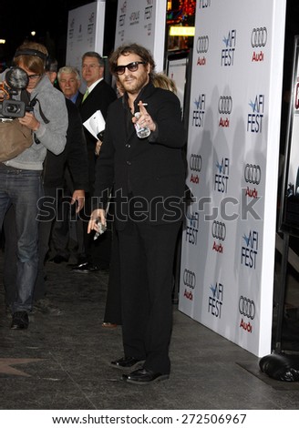 Joaquin Phoenix at the AFI FEST 2008 Centerpiece Gala Screening Of \'Che\' held at the Grauman\'s Chinese Theatre in Hollywood on November 1, 2008.