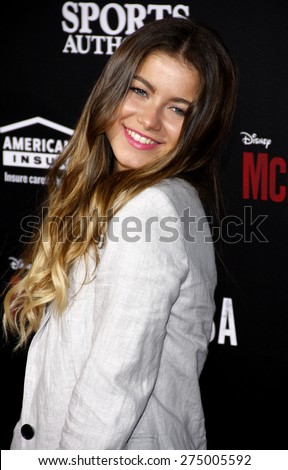 Sofia Reyes at the Los Angeles premiere of \'McFarland, USA\' held at the El Capitan Theater in Hollywood on February 9, 2015.