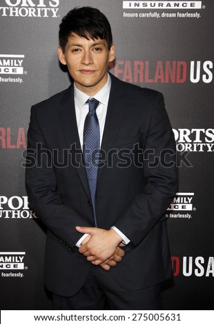 Carlos Pratts at the Los Angeles premiere of \'McFarland, USA\' held at the El Capitan Theater in Hollywood on February 9, 2015.