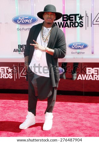 Ne-Yo at the 2014 BET Awards held at the Nokia Theatre L.A. Live in Los Angeles, United States, 290614.