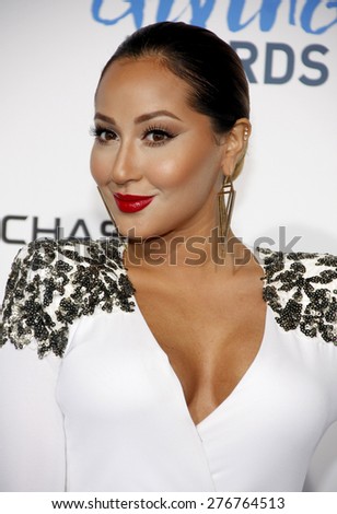 Adrienne Bailon at the 2012 American Giving Awards held at the Pasadena Civic Auditorium in Pasadena on Decmber 7, 2012.