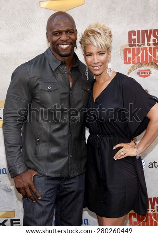 Terry Crews and Rebecca Crews at the 2010 Spike TV\'s Guys Choice Awards held at the Sony Pictures Studios in Culver City on June 5, 2010.