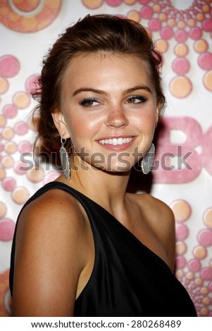 Aimee Teegarden at the 2011 HBO\'s Post Emmy Awards Reception held at the Pacific Design Center in West Hollywood on September 18, 2011.
