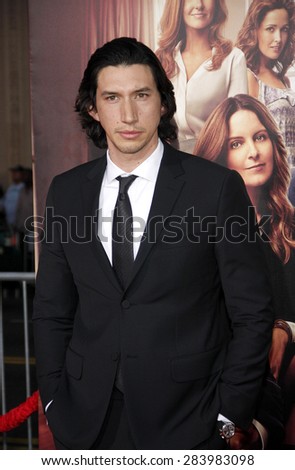 Adam Driver at the Los Angeles premiere of \'This Is Where I Leave You\' held at the TCL Chinese Theatre in Los Angeles on September 15, 2014 in Los Angeles, California.