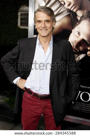 Jeremy Irons at the Los Angeles premiere of \'The Words\' held at the ArcLight Cinemas in Hollywood on September 4, 2012.