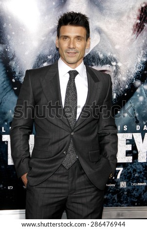 Frank Grillo at the Los Angeles premiere of \'The Grey\' held at the Regal Cinemas L.A. Live in Los Angeles on January 11, 2012.