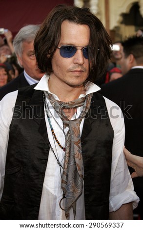 Johnny Depp attends the World Premiere of \