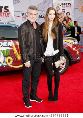 Ray Liotta and Karsen Liotta at the Los Angeles premiere of \