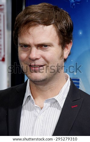 Rainn Wilson at the Los Angeles premiere of \'Monsters vs. Aliens\' held at the Gibson Amphitheatre in Universal City on March 22, 2009.