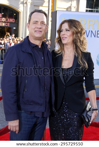 Tom Hanks and Rita Wilson at the Los Angeles premiere of \'Larry Crowne\' held at the Grauman\'s Chinese Theatre in Hollywood on June 27, 2011.