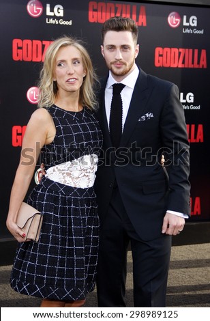 Aaron Taylor-Johnson and Sam Taylor-Wood at the Los Angeles premiere of \