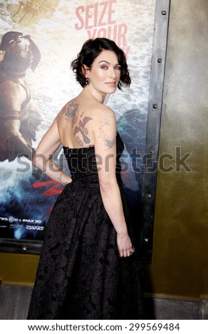 Lena Headey at the Los Angeles premiere of \