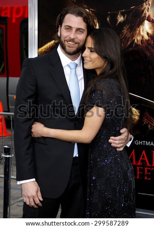 Jordana Brewster and Andrew Form at the Los Angeles premiere of \'A Nightmare On Elm Street\' held at the Grauman\'s Chinese Theatre in Hollywood on April 27, 2010.