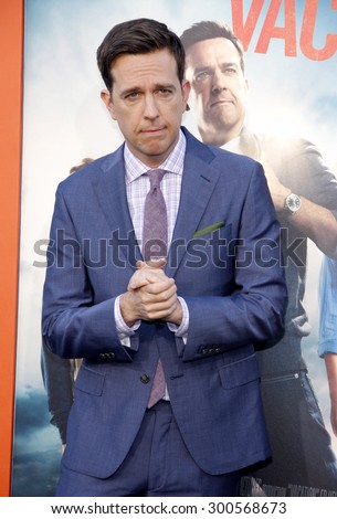 Ed Helms at the Los Angeles premiere of \'Vacation\' held at the Regency Village Theatre in Westwood, USA on July 27, 2015.