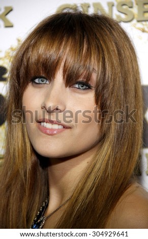 Paris Jackson at the Mr. Pink Ginseng Drink Launch Party held at the Regent Beverly Wilshire Hotel in Beverly Hills, USA on October 11, 2012.