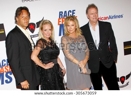 Kim Richards, Kathy Hilton and Rick Hilton at the 19th Annual Race To Erase MS held at the Hyatt Regency Century Plaza in Century City, USA on May 18, 2012.