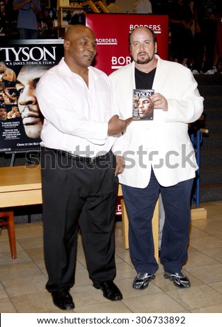 James Toback and Mike Tyson promotes the Blu-ray and DVD \'Tyson\' held at the Borders in Hollywood, USA on August 18, 2009.