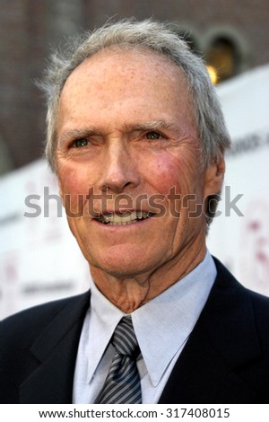 Clint Eastwood at the 75th Diamond Jubilee Celebration for the USC School of Cinema-Television held at the USC\'s Bovard Auditorium in Los Angeles, USA on September 26, 2004.