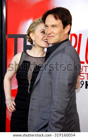 Anna Paquin and Stephen Moyer at the HBO\'s \