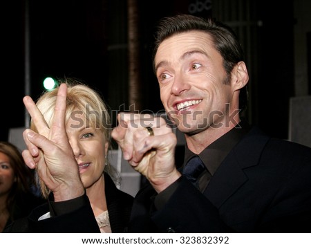 HOLLYWOOD, CALIFORNIA. October 17, 2006. Hugh Jackman at the World premiere of \'The Prestige\' held at the El Capitan Theatre in Hollywood, USA on October 17, 2006.