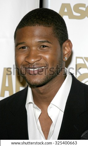 BEVERLY HILLS, CALIFORNIA. May 16, 2005. Usher attends at the 22nd Annual ASCAP Pop Music Awards at the Beverly Hilton Hotel in Beverly Hills, California.