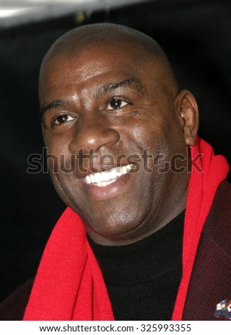 Magic Johnson at the 73rd Annual Hollywood Christmas Parade 2004 held at the Roosevelt Hotel in Hollywood, USA on November 28, 2004.