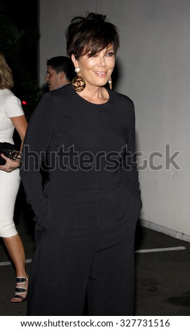 Kris Jenner at the Cosmopolitan\'s 50th Birthday Celebration held at the Ysabel in West Hollywood, USA on October 12, 2015.