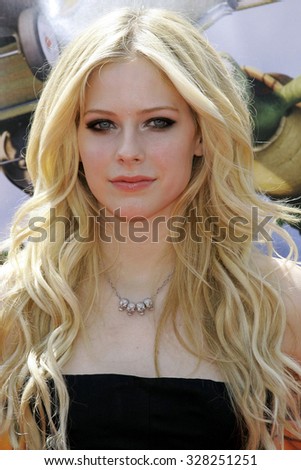 April 30, 2006. Avril Lavigne attends the Los Angeles Premiere of DreamWorks\' new computer-animated comedy \