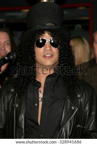 HOLLYWOOD, CALIFORNIA. January 17, 2007. Slash, Ronnie James Dio and Terry Bozzio Inducted into Hollywood\'s RockWalk held at the Guitar Center Hollywood\'s RockWalk in Hollywood, USA.