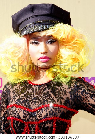 Nicki Minaj at the 2012 MTV Video Music Awards held at the Staples Center in Los Angeles, USA on September 6, 2012.