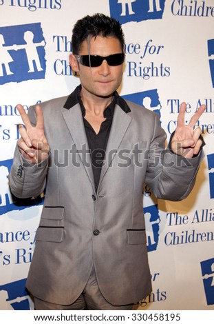 Corey Feldman at the Alliance for Children's Rights Dinner Honoring Kevin Reilly held at the Beverly Hilton Hotel in Beverly Hills, USA on March 1, 2012.