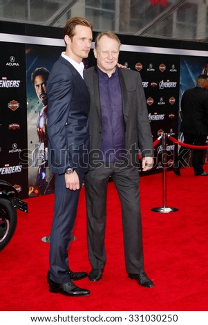 Stellan Skarsgard and Alexander Skarsgard  at the Los Angeles premiere of \