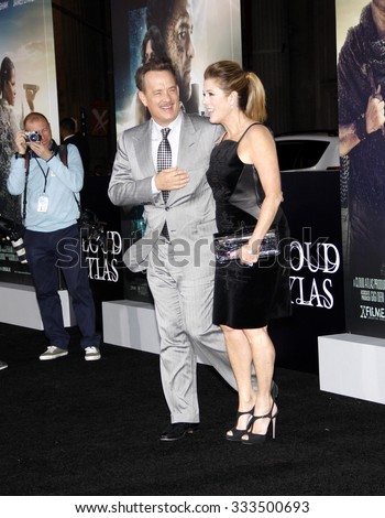 Tom Hanks and Rita Wilson at the Los Angeles premiere of \