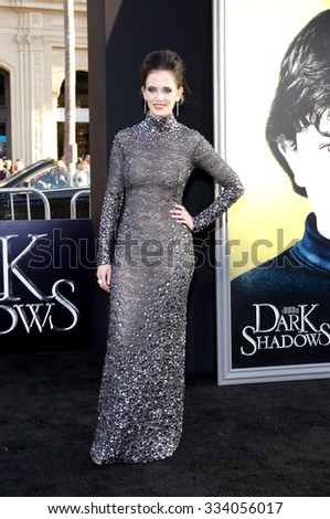 Eva Green at the Los Angeles premiere of \'Dark Shadows\' held at the Grauman\'s Chinese Theater in Hollywood, USA on May 7, 2012.