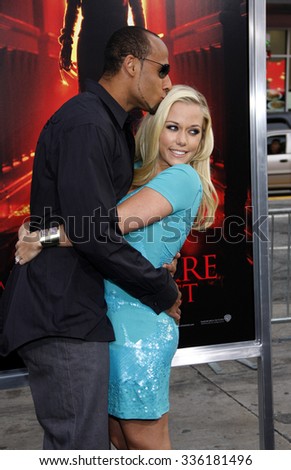 Kendra Wilkinson and Hank Baskett at the Los Angeles Premiere of \