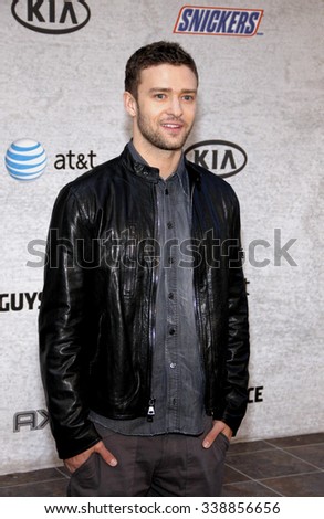 HOLLYWOOD, CALIFORNIA - June 6, 2011. Justin Timberlake at the Spike TV\'s 5th Annual 2011 \
