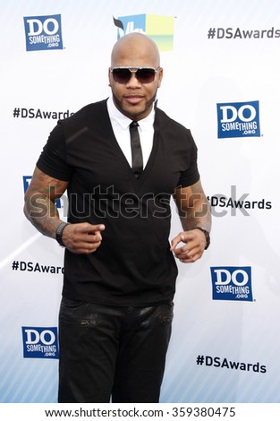 Flo Rida at the 2012 Do Something Awards held at the Barker Hangar in Los Angeles, USA on August 19, 2012.
