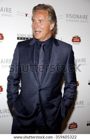 Don Johnson at the Los Angeles premiere of \