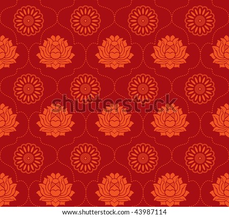 oriental wallpaper. asian wallpaper with lotus
