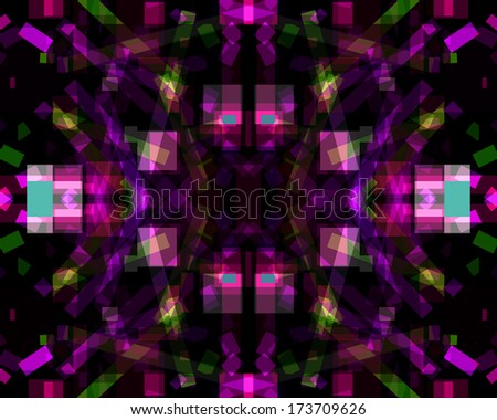 An attractive, dynamic, digital abstract background that pulls the eye inward, like a kaleidoscope.  Part of my \