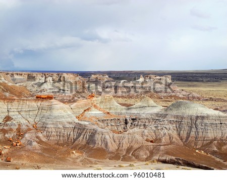 A view over the hills of the Painted Desert is breathtaking and awesome, and offers a glimpse of prehistoric landscape.