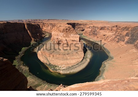 Horseshoe Bend is a horseshoe-shaped meander of the Colorado River located near the town of Page, Arizona, in the United States.