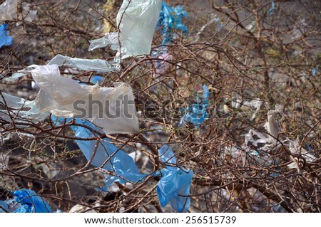 Garbage in nature